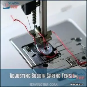 Adjusting Bobbin Spring Tension