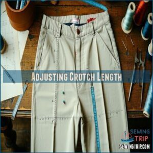 Adjusting Crotch Length Adjusting Crotch Length