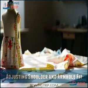 Adjusting Shoulder and Armhole Fit