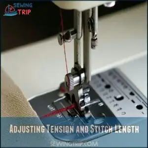 Adjusting Tension and Stitch Length