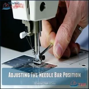 Adjusting The Needle Bar Position