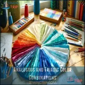 Analogous and Triadic Color Combinations