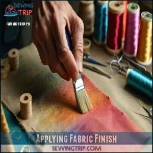 Applying Fabric Finish