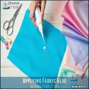 Applying Fabric Glue