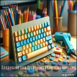Arranging and Attaching Keyboard Buttons