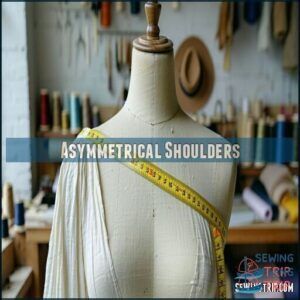 Asymmetrical Shoulders Asymmetrical Shoulders