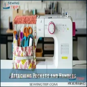 Attaching Pockets and Handles