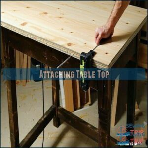 Attaching Table Top