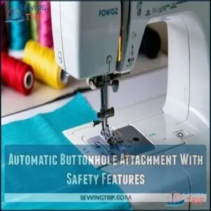 Automatic Buttonhole Attachment With Safety Features