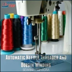 Automatic Needle Threader and Bobbin Winding