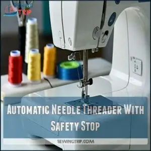Automatic Needle Threader With Safety Stop