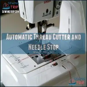 Automatic Thread Cutter and Needle Stop