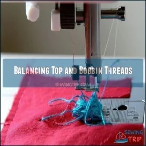 Balancing Top and Bobbin Threads
