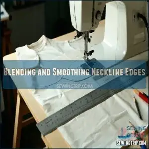 Blending and Smoothing Neckline Edges