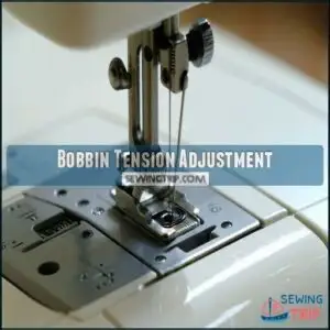 Bobbin Tension Adjustment