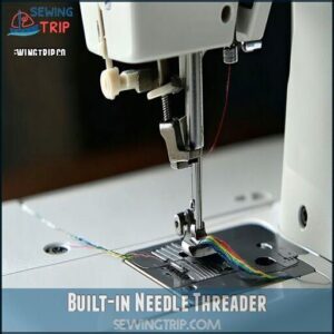 Built-in Needle Threader Built-in Needle Threader