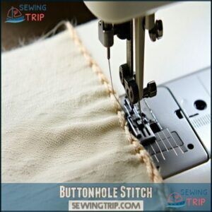 Buttonhole Stitch Buttonhole Stitch
