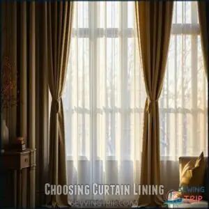Choosing Curtain Lining