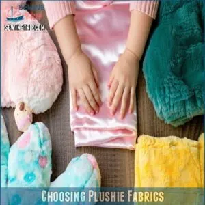 choosing plushie fabrics