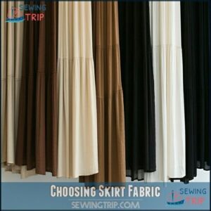 Choosing Skirt Fabric Choosing Skirt Fabric
