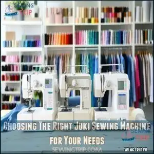 Choosing The Right Juki Sewing Machine for Your Needs