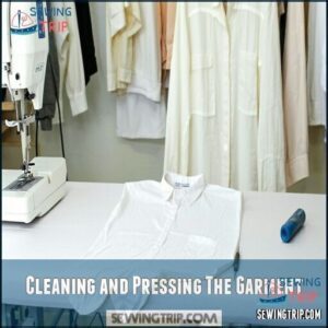 Cleaning and Pressing The Garment Cleaning and Pressing The Garment