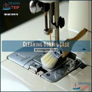 Cleaning Bobbin Case Cleaning Bobbin Case