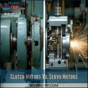 Clutch Motors Vs. Servo Motors