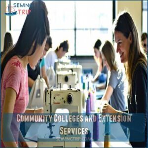 community colleges and extension services