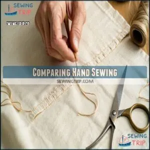 Comparing Hand Sewing
