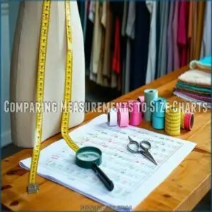 Comparing Measurements to Size Charts