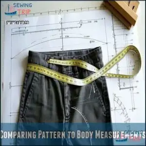 Comparing Pattern to Body Measurements