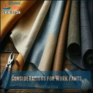 Considerations for Work Pants