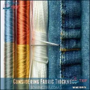 Considering Fabric Thickness