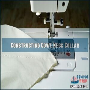 Constructing Cowl Neck Collar