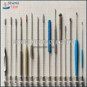 Correct Needle Size and Type