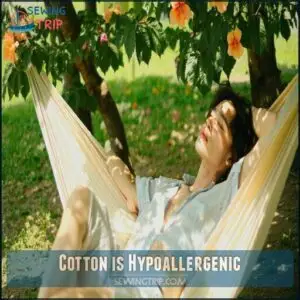 Cotton is Hypoallergenic
