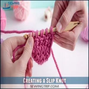 Creating a Slip Knot