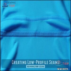 Creating Low-Profile Seams Creating Low-Profile Seams