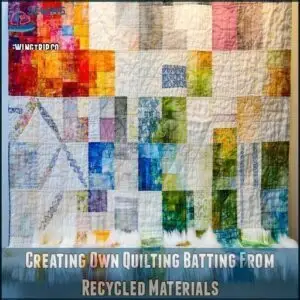 Creating Own Quilting Batting From Recycled Materials