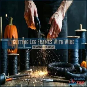 Cutting Leg Frames With Wire
