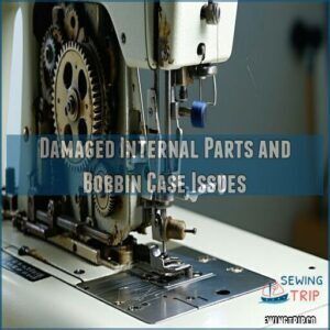 Damaged Internal Parts and Bobbin Case Issues Damaged Internal Parts and Bobbin Case Issues