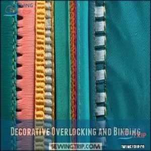Decorative Overlocking and Binding