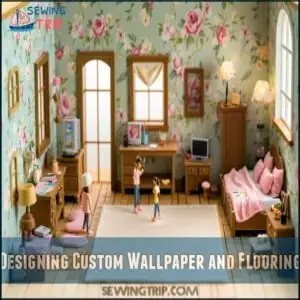 Designing Custom Wallpaper and Flooring