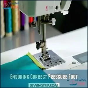 Ensuring Correct Pressure Foot