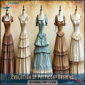 Evolution of Petticoat Designs