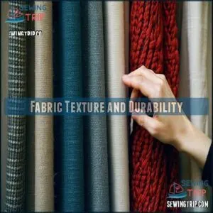 Fabric Texture and Durability