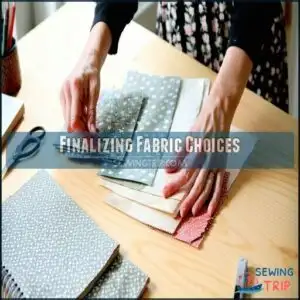 Finalizing Fabric Choices