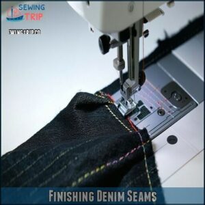Finishing Denim Seams
