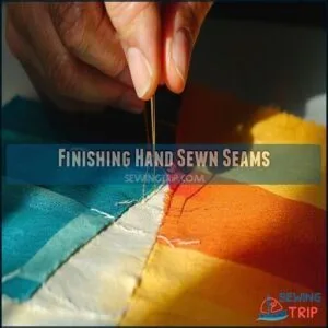 Finishing Hand Sewn Seams